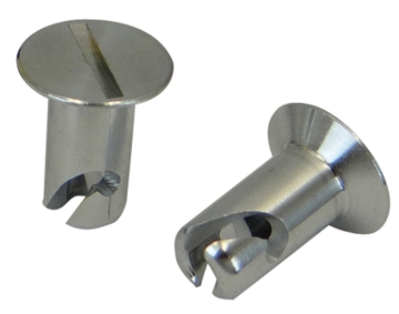 Picture of Moroso Quick Fastener - Flush Head - 5/16in x .500in - Aluminum - 10 Pack