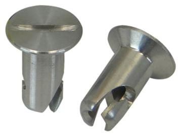 Picture of Moroso Quick Fastener - Flush Head - 5/16in x .550in - Aluminum - 10 Pack