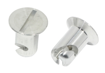 Picture of Moroso Quick Fastener - Flush Head - 7/16in x .400in - Aluminum - 10 Pack