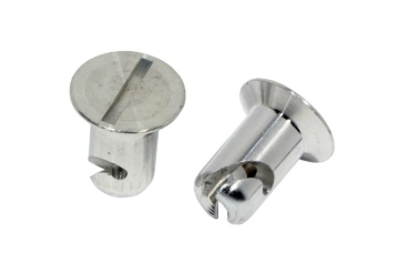 Picture of Moroso Quick Fastener - Flush Head - 7/16in x .500in - Aluminum - 10 Pack