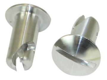 Picture of Moroso Quick Fastener - Oval Head - 5/16in x .500in - Aluminum - 10 Pack
