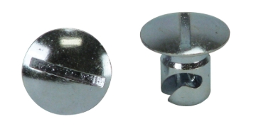 Picture of Moroso Quick Fastener - Oval Head - 7/16in x .400in - Steel - 10 Pack