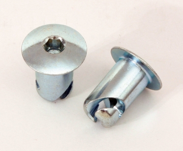 Picture of Moroso Quick Fastener - Oval Head - 7/16in x .550in - Steel - 10 Pack