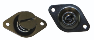 Picture of Moroso Quick Fastener - Self Ejecting - 7/16in x .500in - Steel - Black - 10 Pack