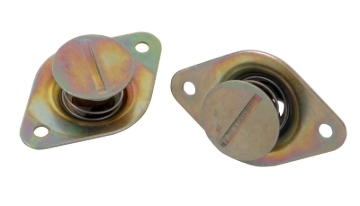Picture of Moroso Quick Fastener - Self Ejecting - 7/16in x .500in - Steel - Gold - 10 Pack