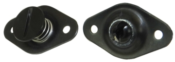 Picture of Moroso Quick Fastener - Self Ejecting - 5/16in x .400in - Aluminum - Black - 10 Pack