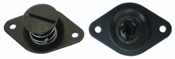 Picture of Moroso Quick Fastener - Self Ejecting - 7/16in x .550in - Aluminum - Black - 10 Pack