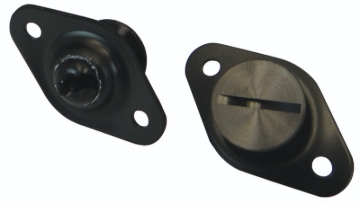 Picture of Moroso Quick Fastener - Self Ejecting - 5/16in x .550in - Aluminum - Black - 10 Pack