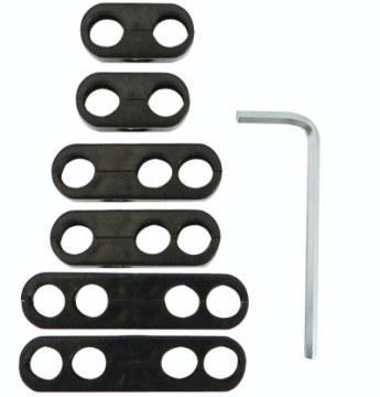 Picture of Moroso Spark Plug Wire Separator Kit w/Allen Wrench - Split Design - Black