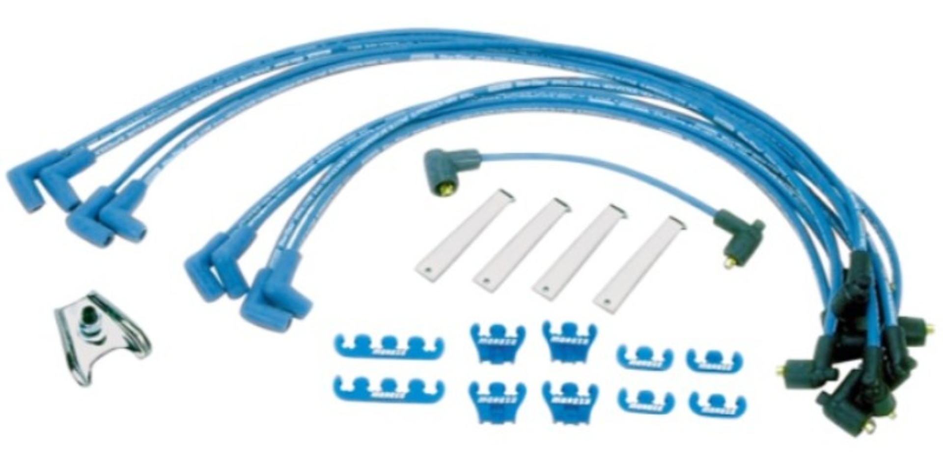Picture of Moroso Mopar Ignition Wire Dress-Up Kit - Blue Max - Spiral Core