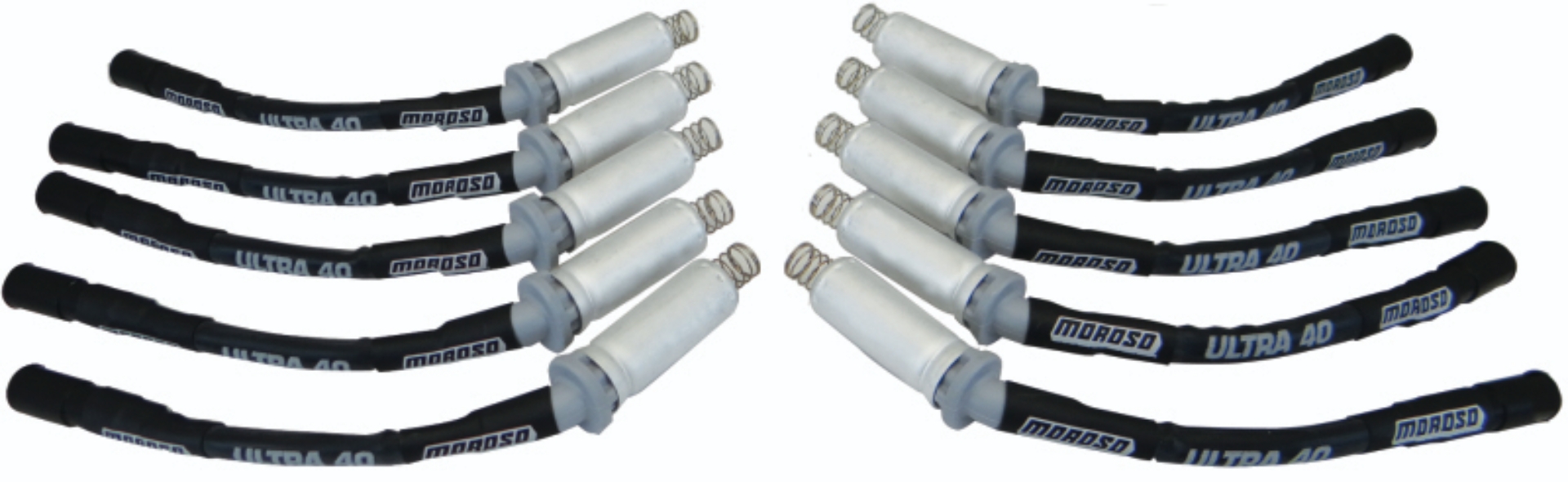 Picture of Moroso 08-17 Dodge Viper Ignition Wire Set - Ultra 40 - Sleeved - Black