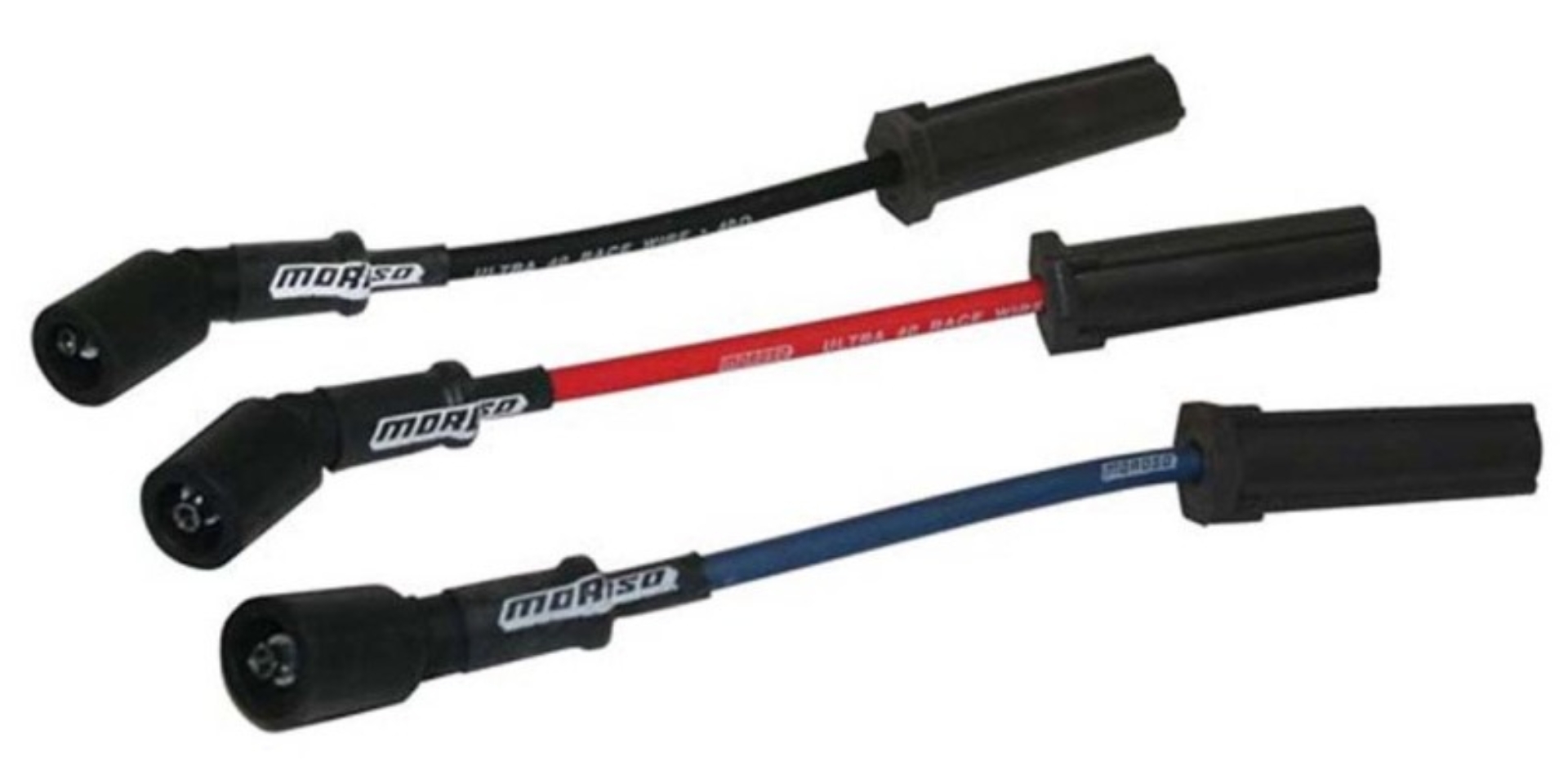 Picture of Moroso GM LS Ignition Wire Set - Ultra 40 - Unsleeved - Coil-On - 9.75in Wire - Red
