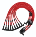 Picture of Moroso Chevrolet Small Block (Sprint Car) Ignition Wire Set - Ultra 40 - Unsleeved - HEI - Red