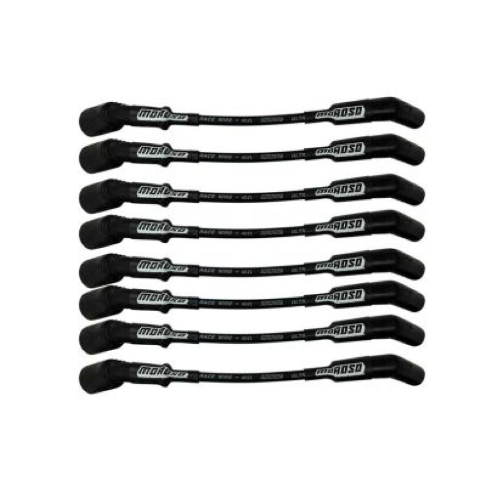 Picture of Moroso GM LS Ignition Wire Set - Ultra 40 - Unsleeved - Coil-On - 9.75in Wire - 135 Degree - Black