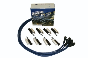 Picture of Moroso GM LS Ignition Wire Set - Ultra 40 - Unsleeved - Coil-On - Blue