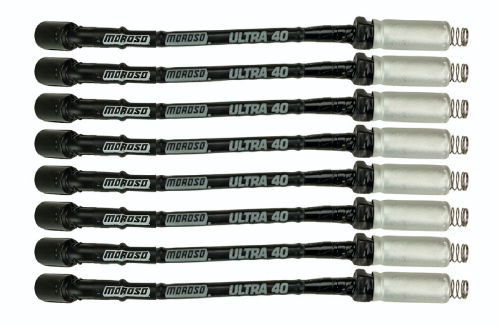 Picture of Moroso GM LS Ignition Wire Set - Ultra 40 - Sleeved - Coil-On - 12in Wire - Black