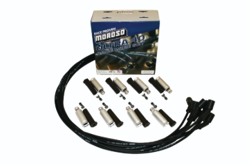 Picture of Moroso GM LS Ignition Wire Set - Ultra 40 - Unsleeved - Coil-On - Black
