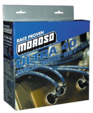 Picture of Moroso GM LS Ignition Wire Set - Ultra 40 - Unsleeved - Coil-On - Red