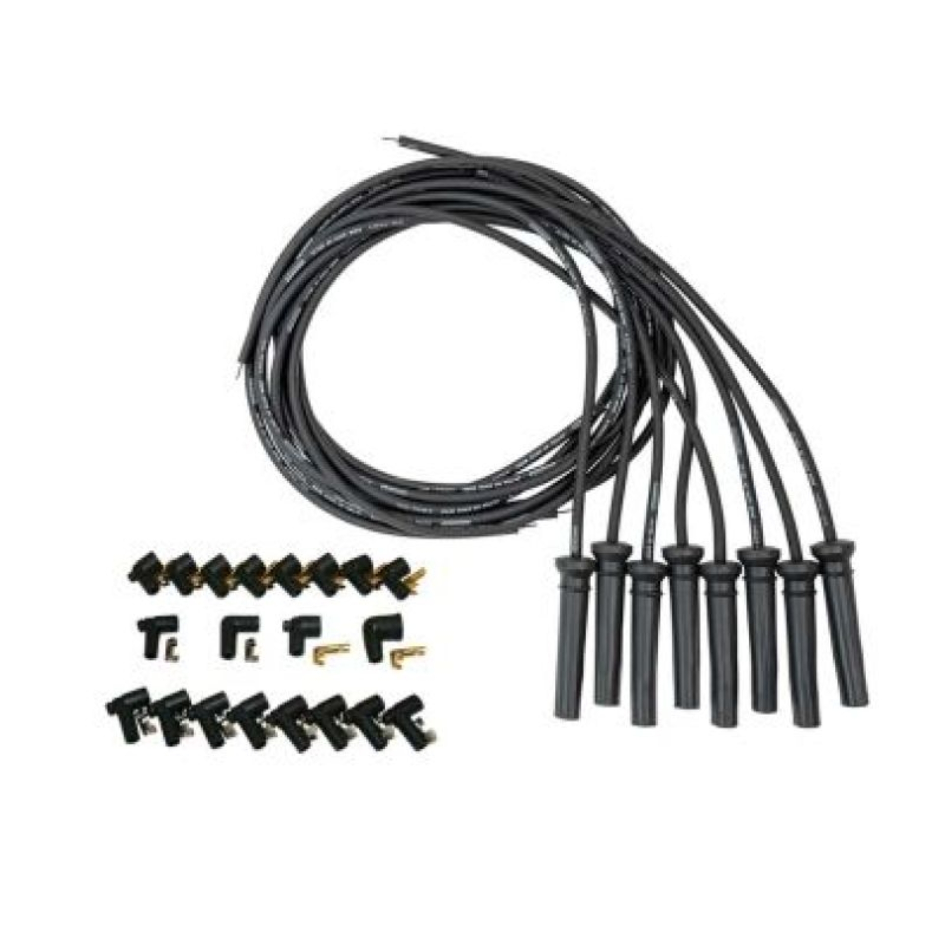 Picture of Moroso GM Pro Stock/Brodix PB201/CFE Ignition Wire Set - Ultra 40 - Unsleeved - Black