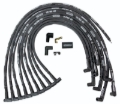Picture of Moroso Chevrolet Big Block Ignition Wire Set - Ultra 40 - Sleeved - HEI - 90 Degree - Black