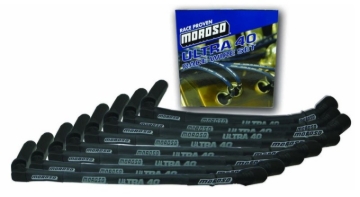 Picture of Moroso GM LS Ignition Wire Set - Ultra 40 - Sleeved - 9.25in Wire (Use w/Part No 68470/68472) -Black