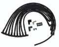 Picture of Moroso Chevrolet Small Block (w/Jesel) Ignition Wire Set - Ultra 40 - Sleeved - 90 Degree - Black