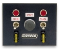 Picture of Moroso Toggle Switch Panel - Oval Track - 4in x 5in - Two On/Off Switches