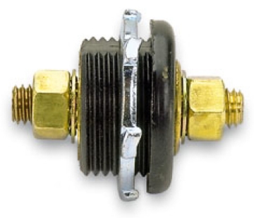 Picture of Moroso Thru-Panel Connector - Black (Use w/Part No 74170/74172) - Single