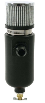 Picture of Moroso Breather Tank/Catch Can -10An Male Inlet - Black Polyethylene
