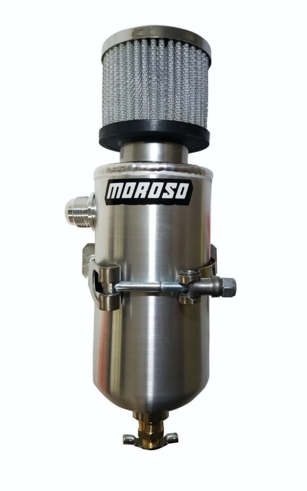Picture of Moroso Breather Tank/Catch Can -10An Male Fitting - Aluminum