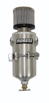 Picture of Moroso Breather Tank/Catch Can - Two 1/2in NPT Female Fittings - Aluminum