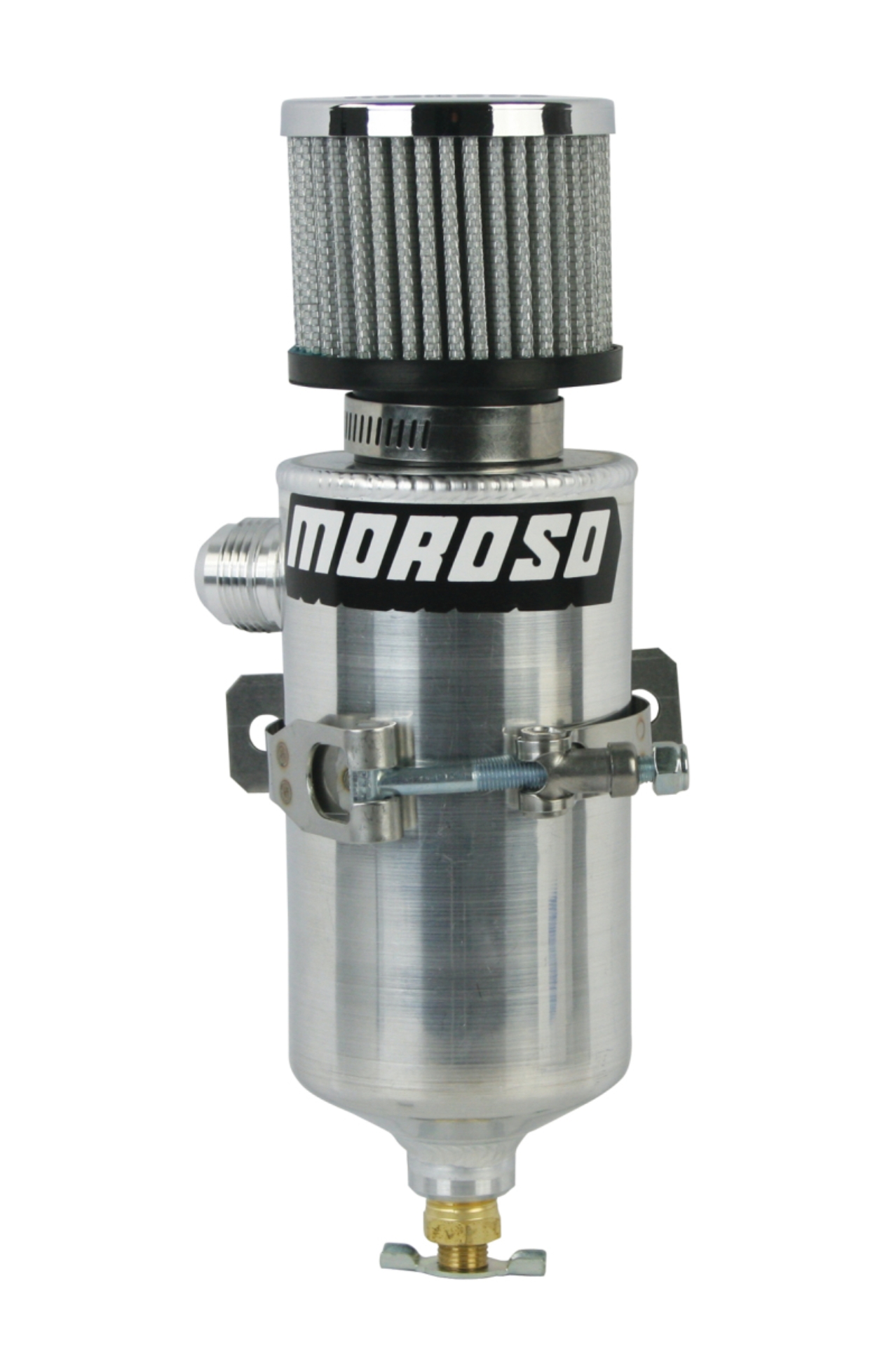 Picture of Moroso Breather Tank/Catch Can -12An Male Fitting - Aluminum
