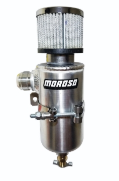 Picture of Moroso Breather Tank/Catch Can - 16An Male Fitting - Aluminum