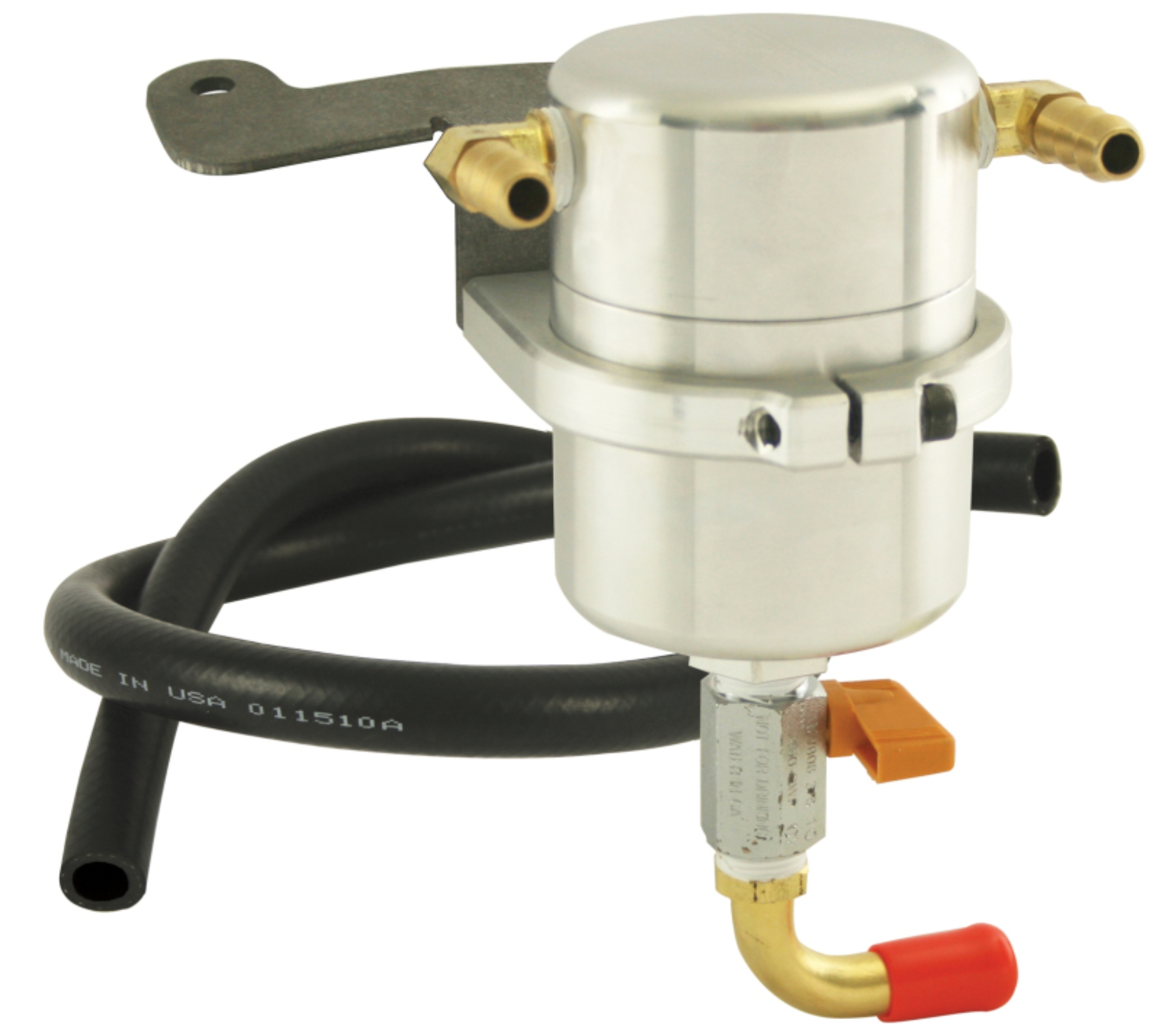 Picture of Moroso 05-10 Ford Mustang GT Air/Oil Separator Catch Can - Billet Aluminum