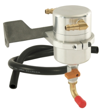 Picture of Moroso 99-18 GM Truck LS Engine Air/Oil Separator Catch Can - Billet Aluminum
