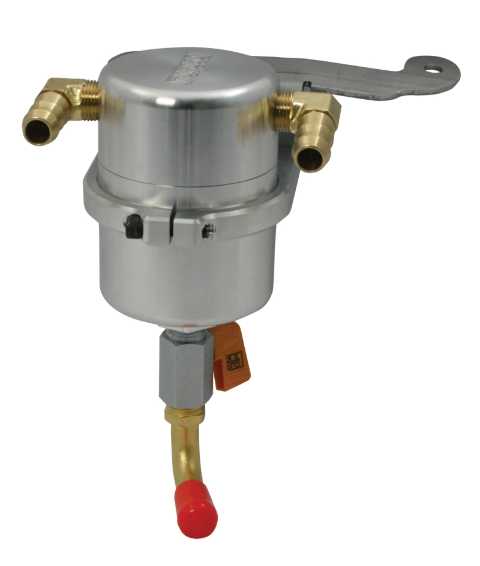 Picture of Moroso 11-14 Ford Mustang V6 Air/Oil Separator Catch Can - Billet Aluminum