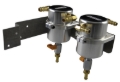 Picture of Moroso 08-14 Subaru STi (w/Top Mount Intercooler) Air/Oil Separator Catch Can - Billet Aluminum