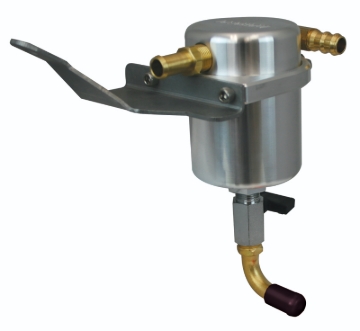 Picture of Moroso 07-11 Jeep 3.8L JK Air/Oil Separator Catch Can - Large Body - Billet Aluminum