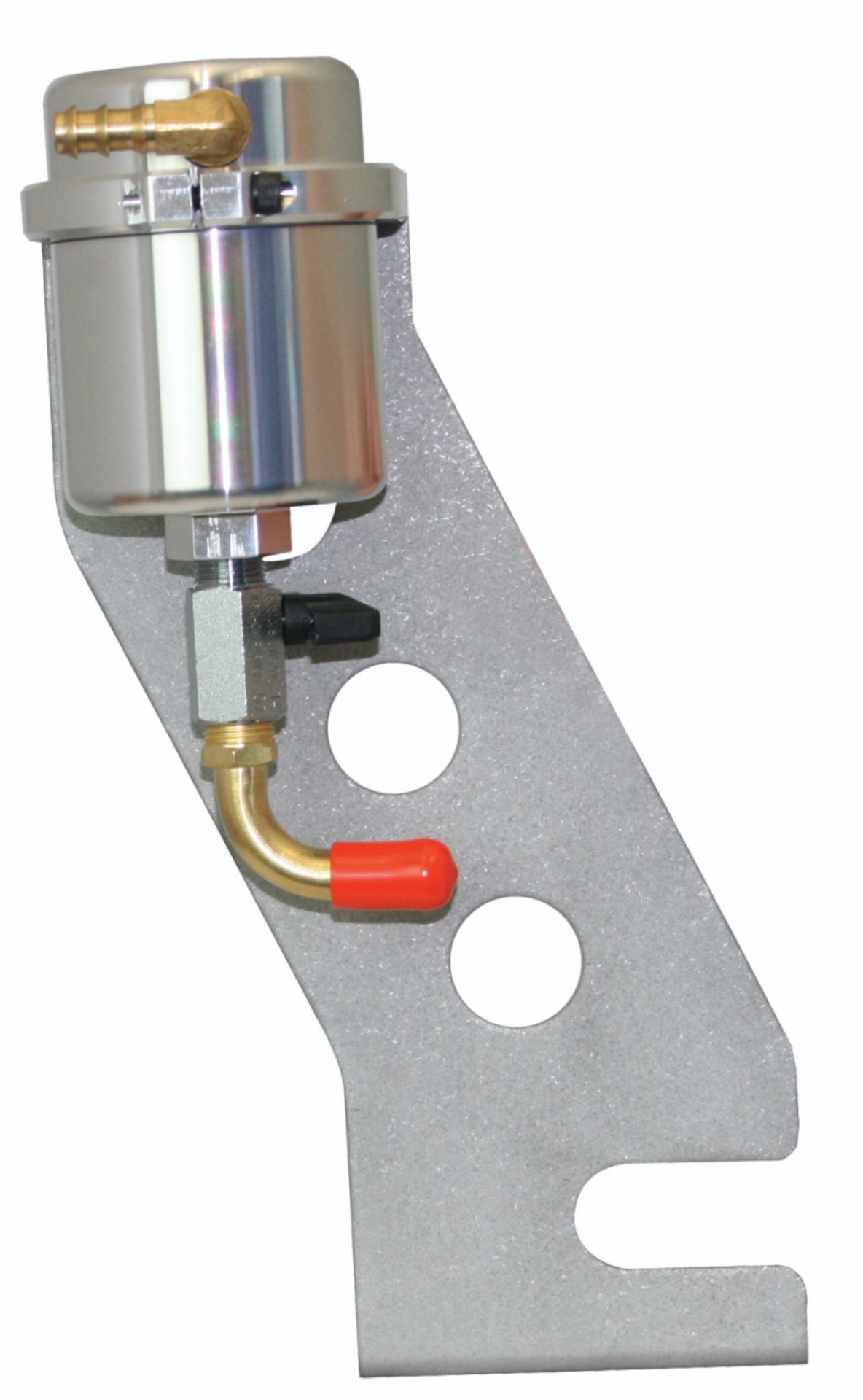 Picture of Moroso 87-93 Ford Mustang 5.0L Air/Oil Separator Catch Can - Billet Aluminum