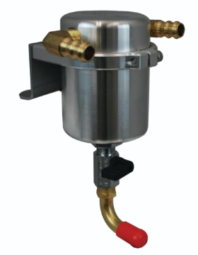 Picture of Moroso 11-14 Ford F-150 EcoBoost/5.0L Air/Oil Separator Catch Can - Large Body - Billet Aluminum