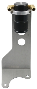 Picture of Moroso 10-14 Ford Raptor 6.2L Air/Oil Separator Catch Can - Small Body - Billet Aluminum - Black