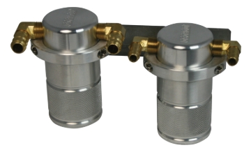 Picture of Moroso 04-07 Subaru STi/06-07 WRX Air/Oil Separator Catch Can - Small Body - Billet Aluminum
