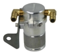 Picture of Moroso Chrysler 5.7L (w/Aftermarket Intake) Air/Oil Separator Catch Can - Billet Aluminum