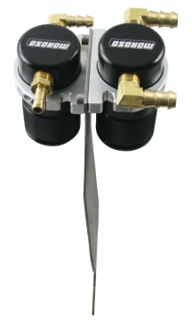 Picture of Moroso 05-11 Lotus Elise/Exige Air/Oil Separator Catch Can - Small Body - Billet Aluminum - Black