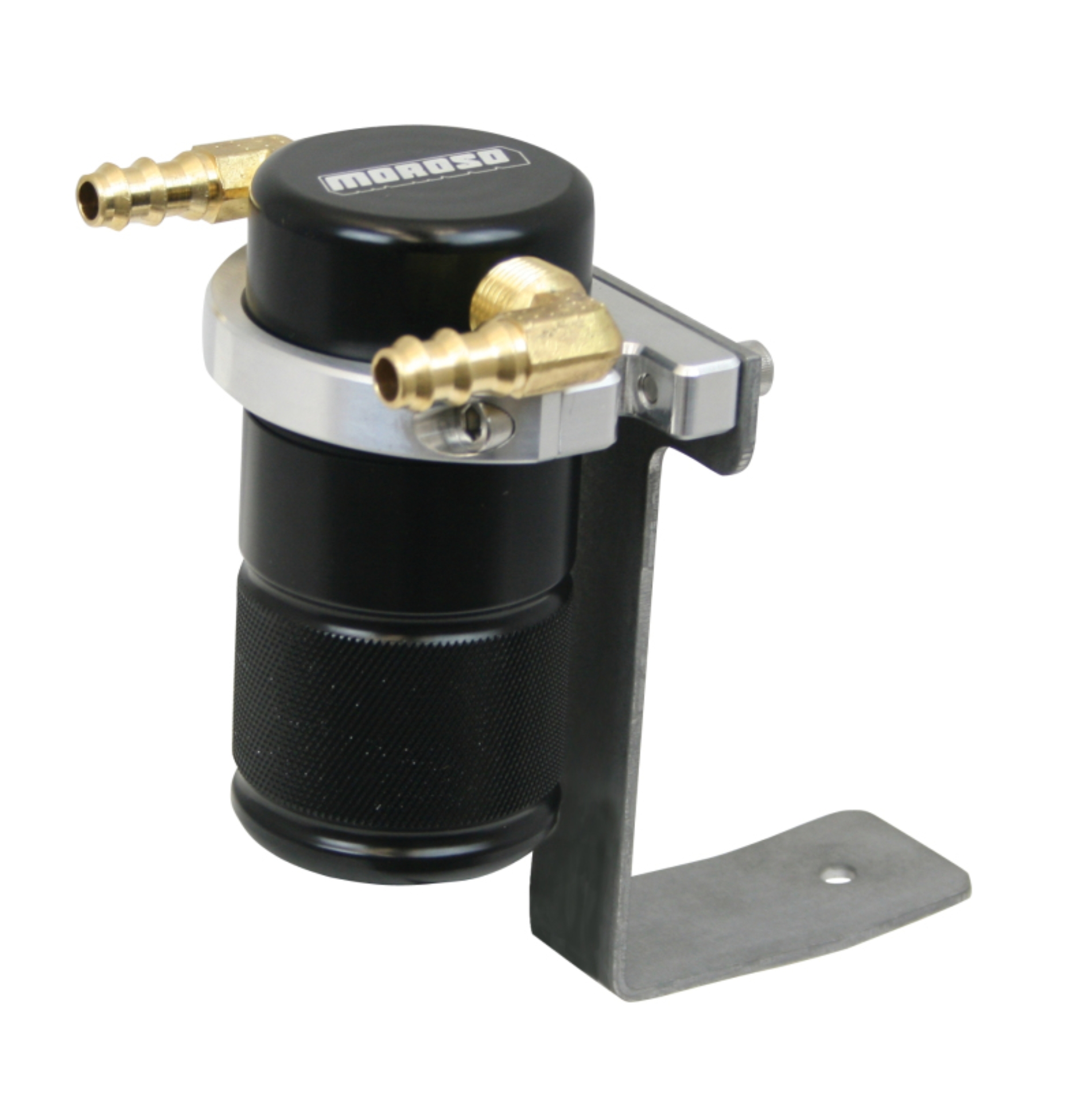 Picture of Moroso 92-96 Chevrolet Corvette LT1/LT4 Air/Oil Separator Catch Can - Billet Aluminum - Black