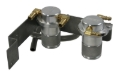 Picture of Moroso 08-14 Subaru STi (w/Top Mount Intercooler) Air/Oil Separator Catch Can - Billet Aluminum