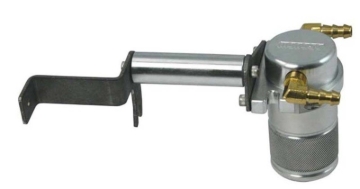Picture of Moroso 12-15 Chevrolet Camaro ZL1 Air/Oil Separator Catch Can - Small Body - Billet Aluminum