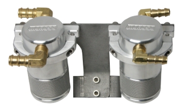 Picture of Moroso 04-07 Subaru STi (w/Front Mount Intercooler) Air/Oil Separator Catch Can - Billet Aluminum