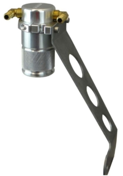 Picture of Moroso 05-13 Chevrolet Corvette/06-13 ZO6 Air/Oil Separator Catch Can - Small Body - Billet Aluminum