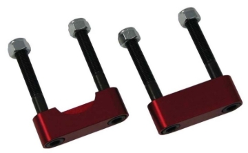 Picture of Moroso 65-82 GM 12 Bolt (w/Straps) U-Joint Girdle - Red Anodized - Set